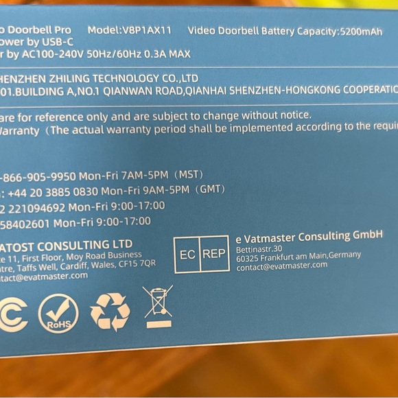 Aosu Video Doorbell Pro with Wifi Homebase - Picture 6 of 6